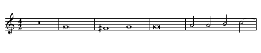 Missa Pro Defunctis Agnus II - staff notation