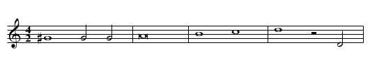 Missa Quando lieta sperai Et incarnatus Credo - staff notation