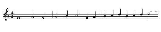 Missa Quando lieta sperai Sanctus - staff notation