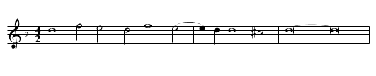 Missa Sacerdos et pontifex Hosanna Benedictus - staff notation