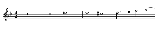 Missa Sacerdos et pontifex Sanctus - staff notation