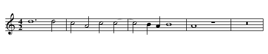 Missa Sacerdotes Domini Benedictus - staff notation