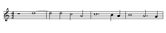 Missa Sacerdotes Domini Kyrie - staff notation