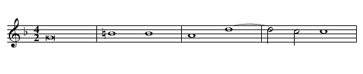 Missa Salvum me fac First Section Kyrie - staff notation