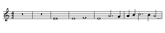 Missa Sine nomine (1567) Benedictus - staff notation