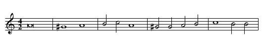 Missa Sine nomine (1567) First Section Credo - staff notation