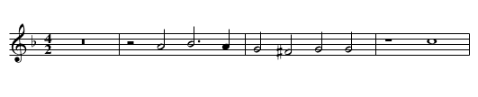 Missa Sine nomine (1591) Hosanna Benedictus - staff notation