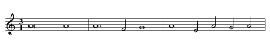 Missa Sine nomine / Agnus Dei - staff notation
