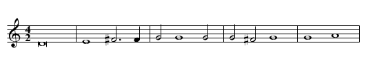 Missa Sine nomine (Mantuan) Et in Spiritum Credo - staff notation