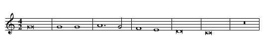 Missa Sine nomine (Mantuan) Hosanna Sanctus - staff notation