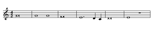 Missa Sine nomine (Mantuan) Kyrie - staff notation