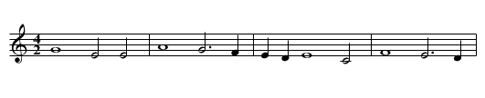 Missa Sine nomine (Mantuan) Pleni Sanctus - staff notation