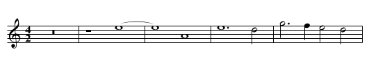Missa Spem In Alium Agnus I - staff notation