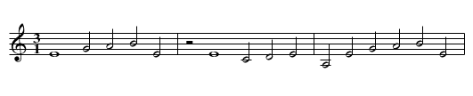 Missa Sub tuum presidium / Agnus Dei - staff notation