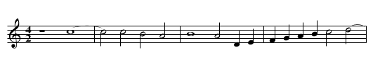 Missa Te Deum laudamus Christe Kyrie - staff notation