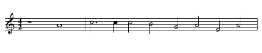 Missa Te Deum laudamus Et iterum Credo - staff notation