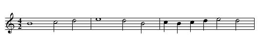 Missa Tu es Petrus (1887) Christe Kyrie - staff notation
