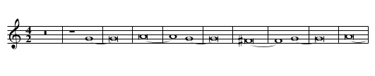 Missa Veni creator Spiritus Agnus II - staff notation
