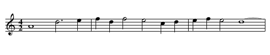 Missa Vestiva i colli Sanctus - staff notation