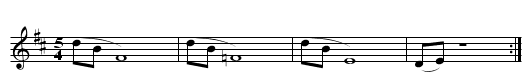 Mission: Impossible (Riff) - staff notation