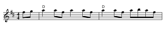 Mississipi Sawyer - staff notation