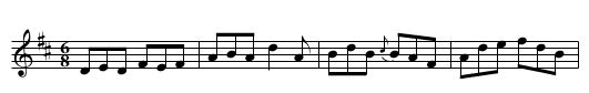 Mist in the Glen - staff notation