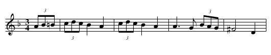 Mit di Feigelach - staff notation