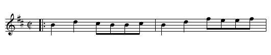 Mo chuachag laghach thu - staff notation