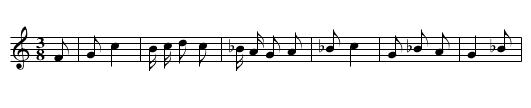Mo Maire - staff notation