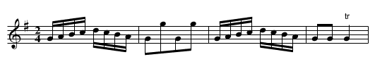 Moated House, The - staff notation