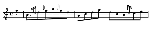 Mocking Bird Hill - staff notation