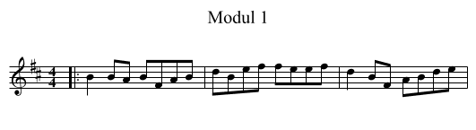 Modul 1 - staff notation