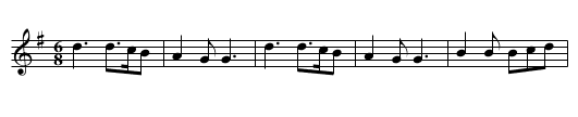 Moeder myn Vink is doot - staff notation