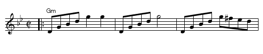 Moishe's Reel - staff notation