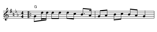 Moldavian tants - staff notation