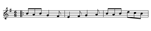 Moll of the Wood - staff notation