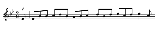 MOLL ROE'S -- JIG - staff notation