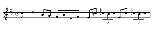 Molloy's Favourite [1] - staff notation