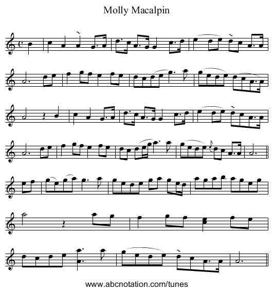 Molly Macalpin - staff notation