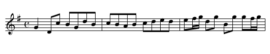 Molly Maguire [3] - staff notation