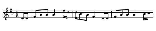 Molly Malone [3] - staff notation