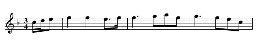 Molly O'Malone - staff notation