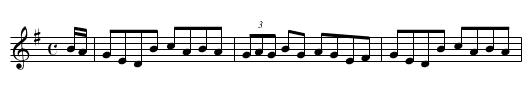 Molly on the Shore [1] - staff notation