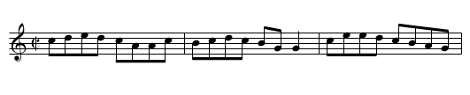 Molly Put the Kettle On [3] - staff notation