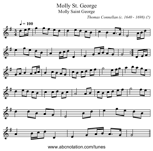 Molly St. George - staff notation