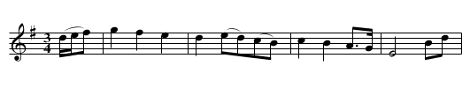 Molly St. George - staff notation
