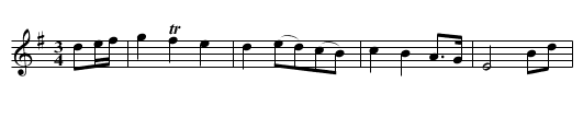 Molly St. George - staff notation