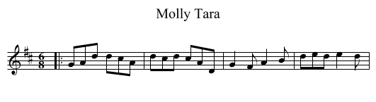Molly Tara - staff notation