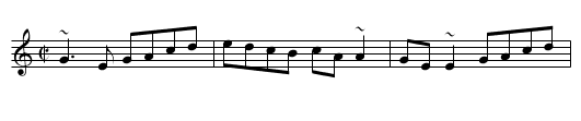 Molly, What Ails You? - staff notation
