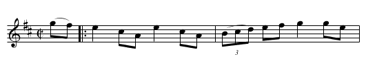 MOLLY'S NIGHT CAP - staff notation